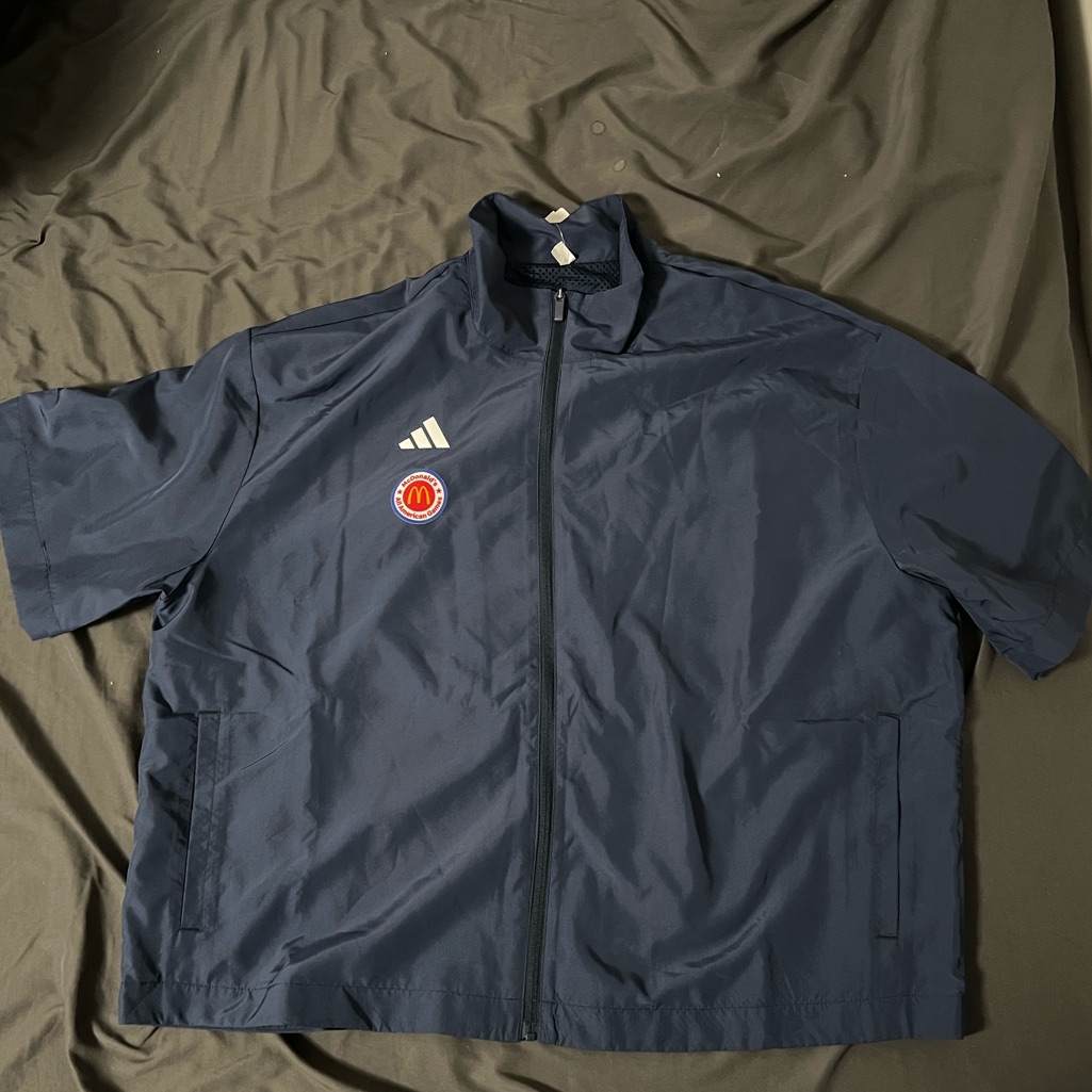 Adidas Mcdonalds AllAmerican Game ShortSleeved ZipUo Warmup Jacket